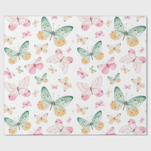 Regalo Papel de ajuste de mariposa