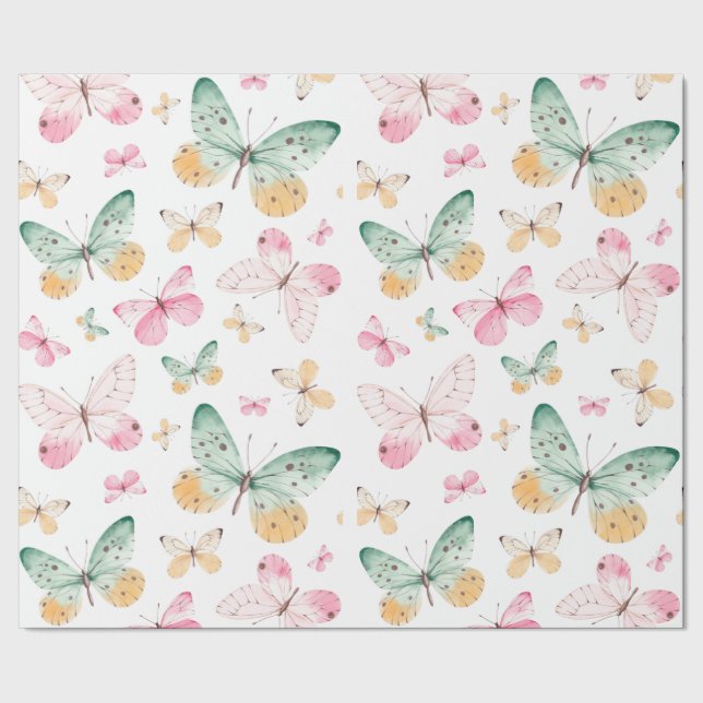 Regalo Papel de ajuste de mariposa (Costura)