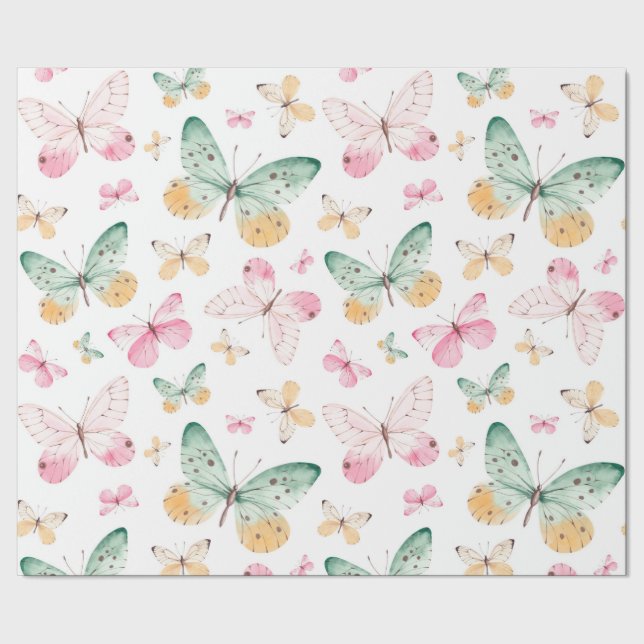 Regalo Papel de ajuste de mariposa (Costura)