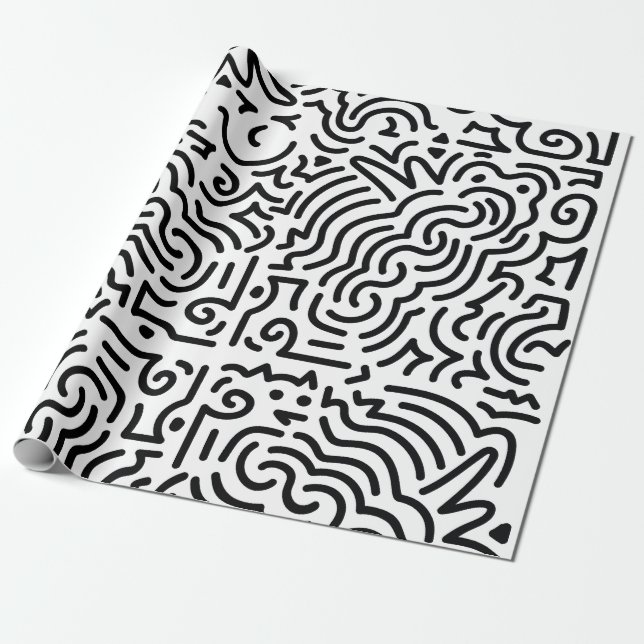 Regalo Papel de ajuste de Maze (Desenrollado)