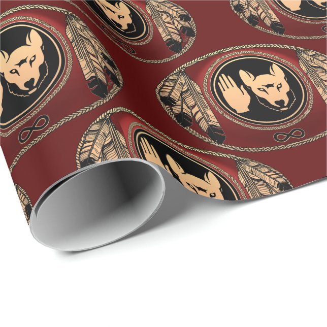 Regalo Papel de ajuste de Metis Papel de Lobo de las Naci (Esquina del rollo)