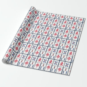Regalo Papel de ajuste de mosaicos de juego Mahjong