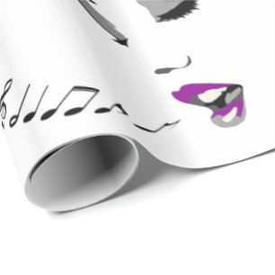 Regalo Papel de ajuste de música