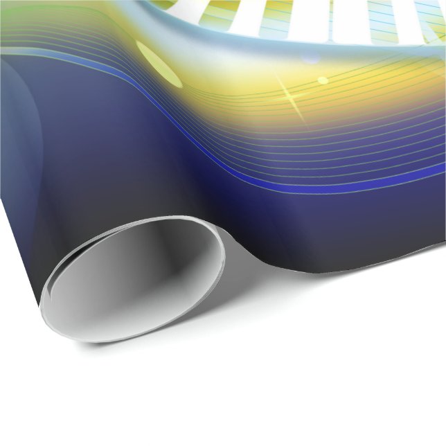 Regalo Papel de ajuste de música 1 (Esquina del rollo)