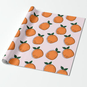 Regalo Papel de ajuste de Naranjas pequeños