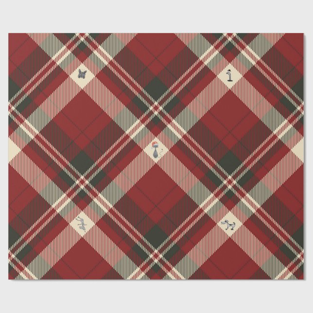 Regalo Papel de ajuste de navidades (Superficie plana)