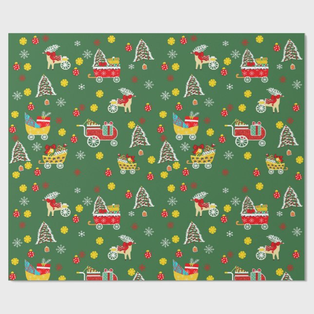 Regalo Papel de ajuste de navidades (Superficie plana)