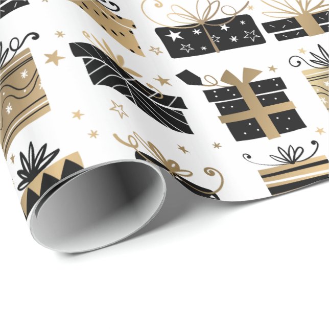 Regalo Papel de ajuste de navidades (Esquina del rollo)