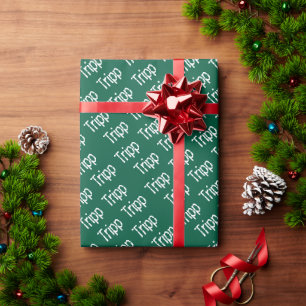 Regalo Papel de ajuste de nombres