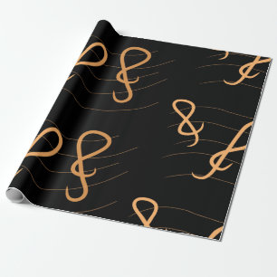 Regalo Papel de ajuste de notas musicales