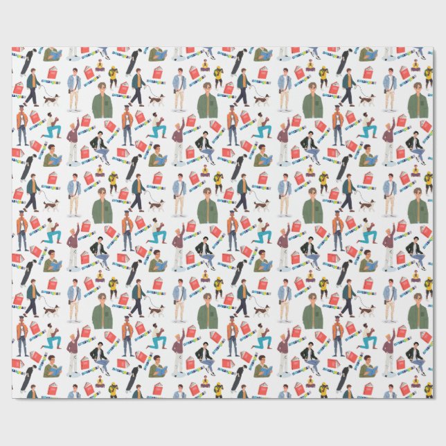 Regalo Papel de ajuste de novio de libro (Superficie plana)