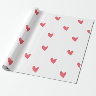 Regalo Papel de ajuste de patrón cardíaco
