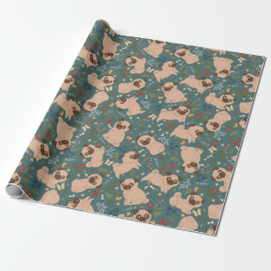 Regalo Papel de ajuste de patrón de cachorro