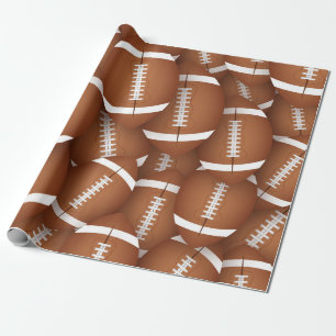 Regalo Papel de ajuste de patrón de fútbol