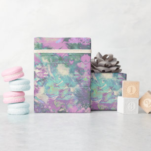 Regalo Papel de ajuste de patrón de lavanda