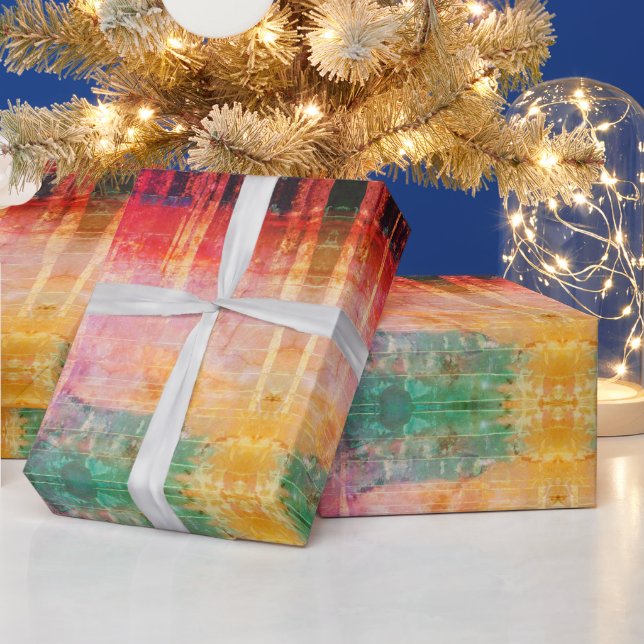Regalo Papel de ajuste de patrón de Ombre (Vacaciones)