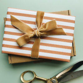 Regalo Papel de ajuste de patrón de pinzas de oro