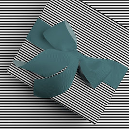 Regalo Papel de ajuste de patrón de pinzas negro clásico