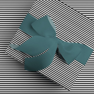 Regalo Papel de ajuste de patrón de pinzas negro clásico