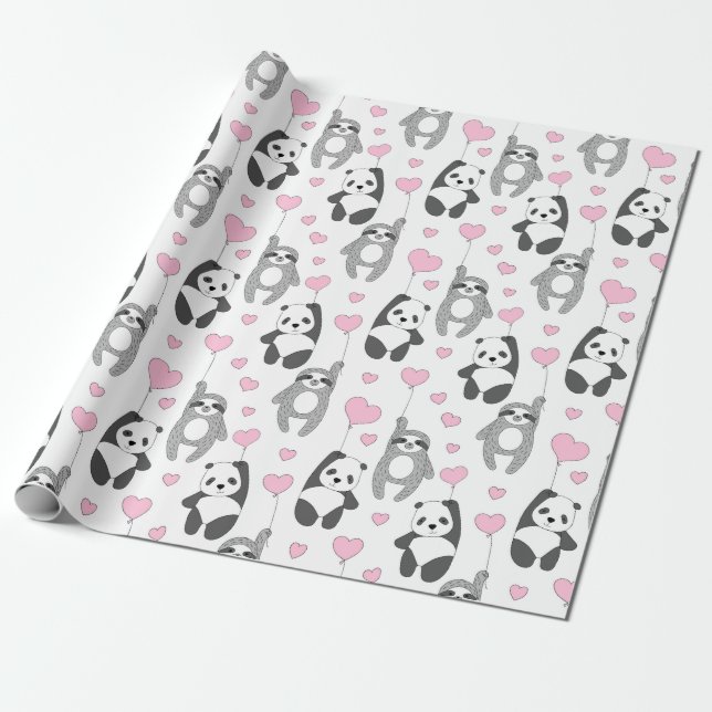 Regalo Papel de ajuste de patrón de ranura (Desenrollado)