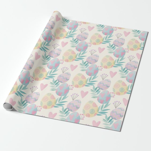 Regalo Papel de ajuste de patrón de Semana Santa (Desenrollado)