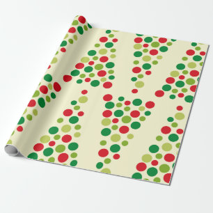 Regalo Papel de ajuste de patrones de árbol de puntos de