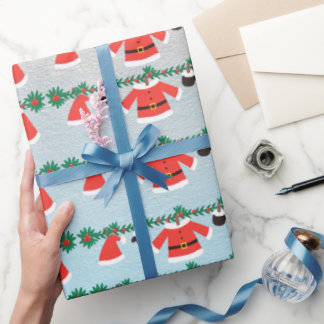 Regalo Papel de ajuste de patrones de navidades