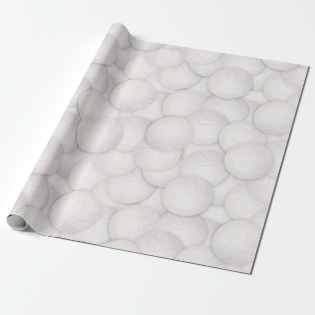 Regalo Papel de ajuste de patrones de voleibol (Desenrollado)