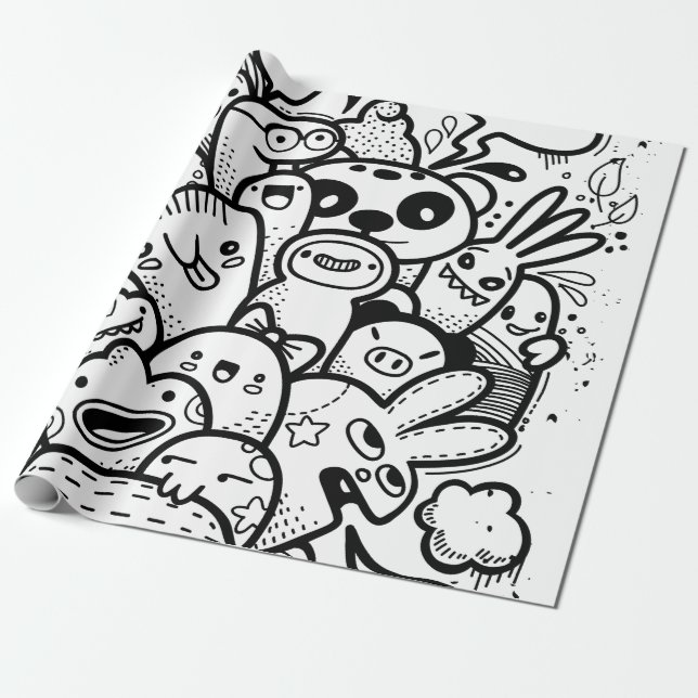 Regalo Papel de ajuste de personalizable (Desenrollado)