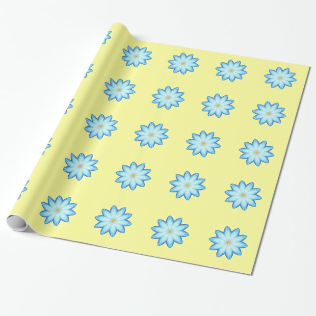 Regalo Papel de ajuste de Personalizado de flores de Lotu (Desenrollado)