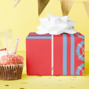 Regalo Papel de ajuste de personalizado   Rojo, azul y má
