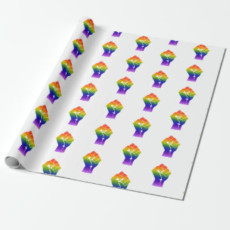 Regalo Papel de ajuste de puño del orgullo LGBT