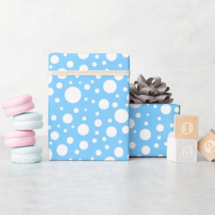 Regalo Papel de ajuste de puntos azules