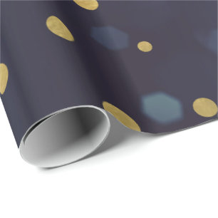 Regalo Papel de ajuste de puntos de polka de Relieve meta