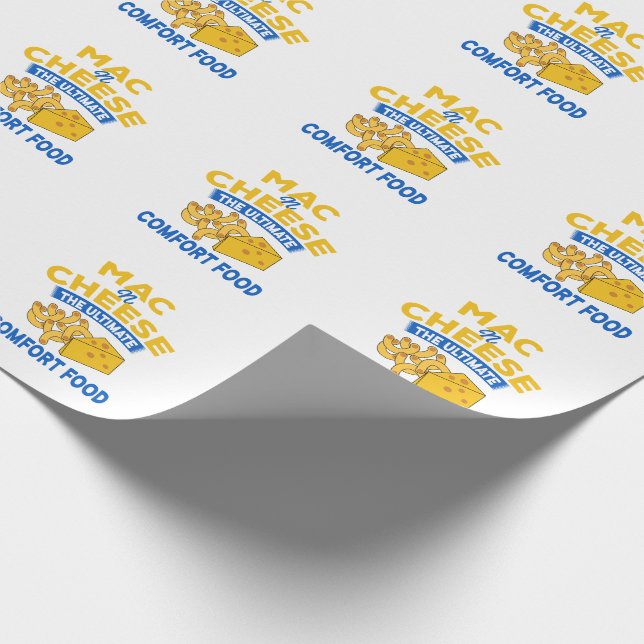 Regalo Papel de ajuste de queso Mac n (Esquina)