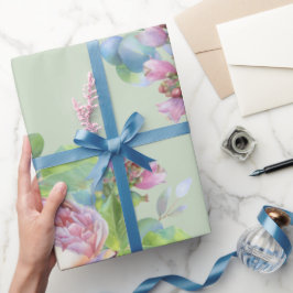 Regalo Papel de ajuste de Rosa de Rubor