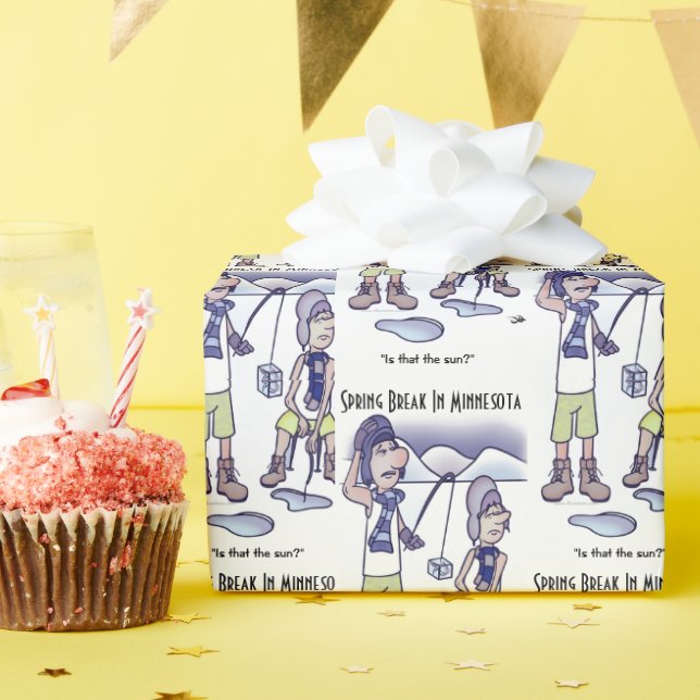 Regalo Papel de ajuste de salto de primavera (Fiesta de cumpleaños )