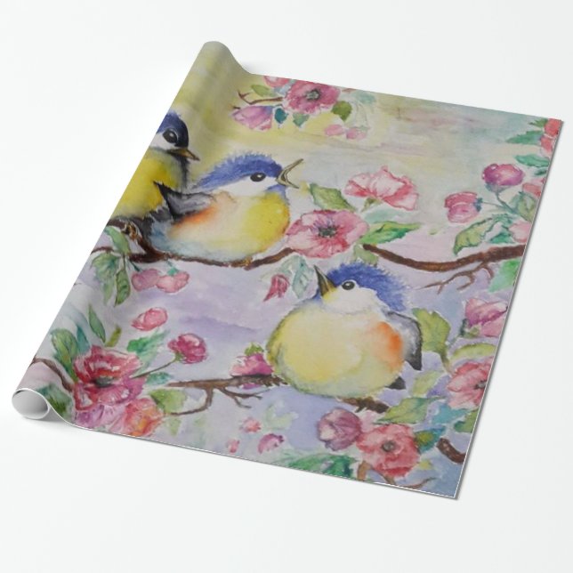 Regalo Papel de ajuste de saltos de primavera (Desenrollado)