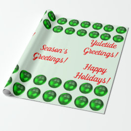 Regalo Papel de ajuste de saludos de temporada