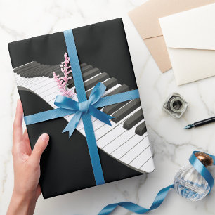 Regalo Papel de ajuste de teclas de piano