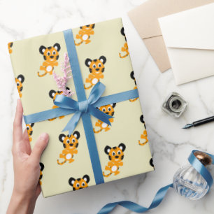 Regalo Papel de ajuste de tigre