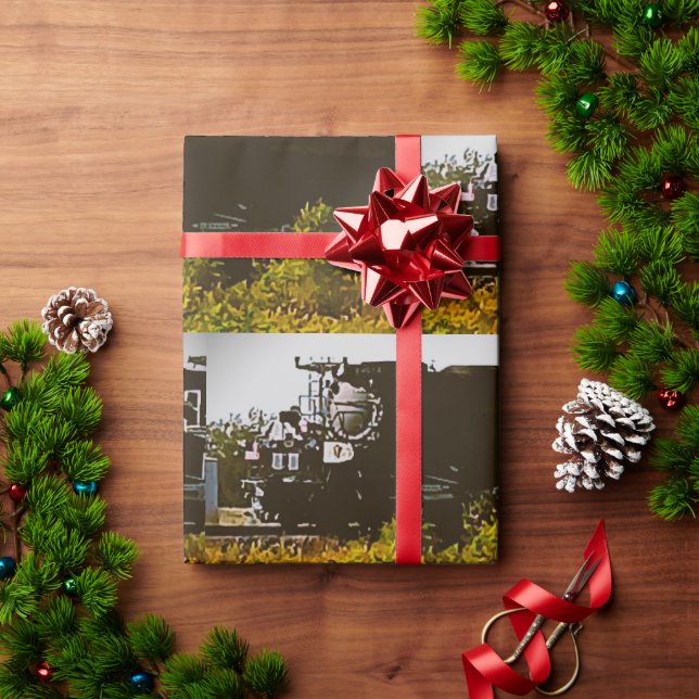 Regalo Papel de ajuste de trenes Big Boy No. 4014 (Regalo de vacaciones)