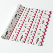 Papel de ajuste de vacaciones de nutcracker