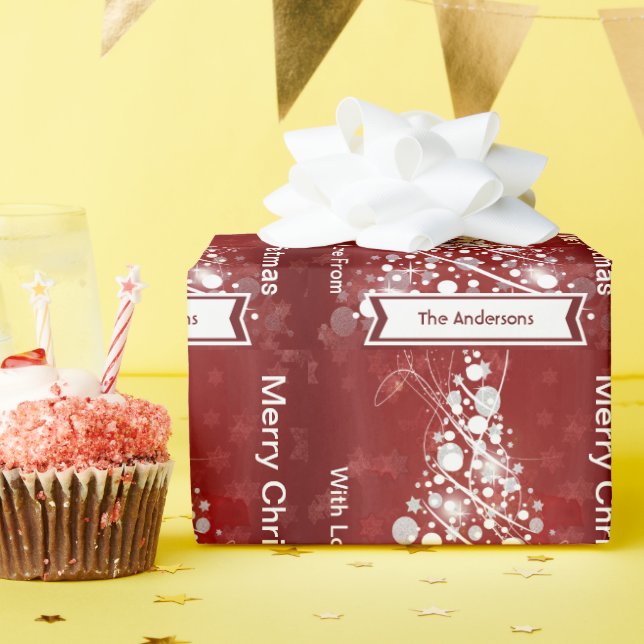 Regalo Papel de ajuste de vacaciones personalizado (Fiesta de cumpleaños )