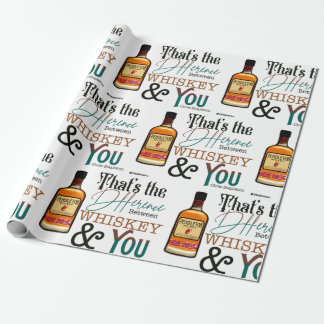 Regalo Papel de ajuste de Whiskey