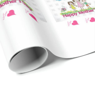 Regalo Papel de ajuste del día de la madre