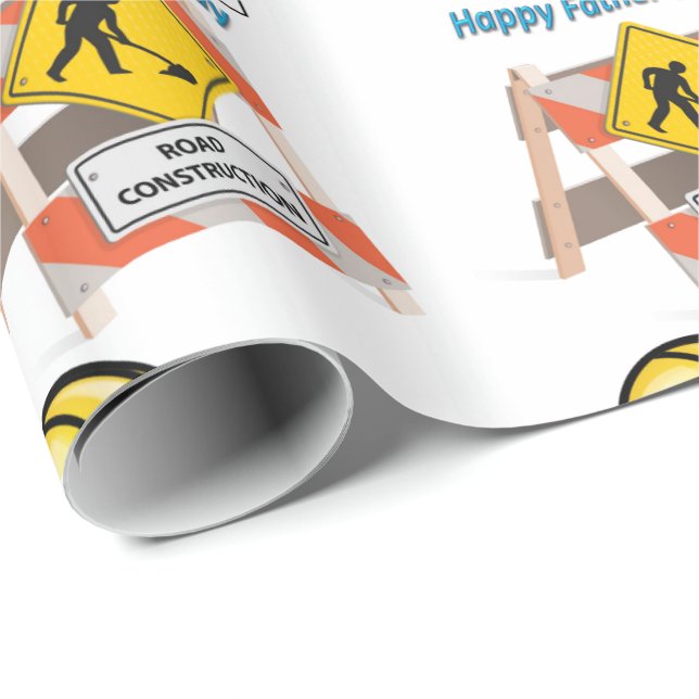Regalo Papel de ajuste del día del padre (Esquina del rollo)