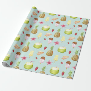 Regalo Papel de ajuste del patrón de verano