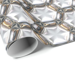 Regalo Papel de ajuste del patrón Metalizado de Sci-Fi 4