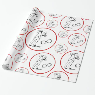Regalo Papel de ajuste filosófico de símbolo infinito de 
